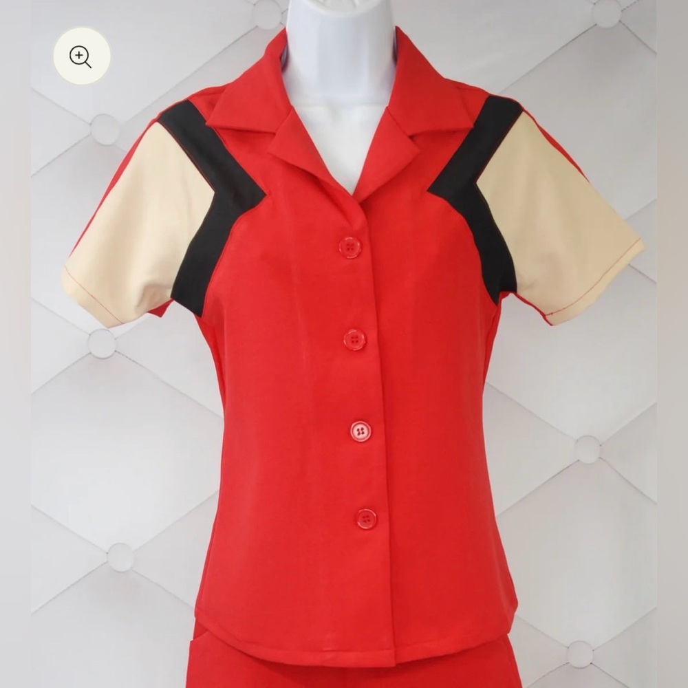 Astro Bettie Tri Color Women’s work blouse